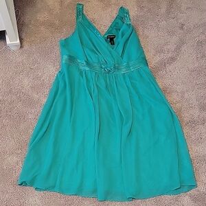 Teal Sleeveless Dress